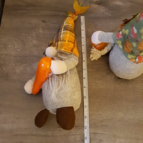 2 Pieces Fall Gnomes Plush Fall Thanksgiving Decorations for Home Table Décor - Picture 5 of 7